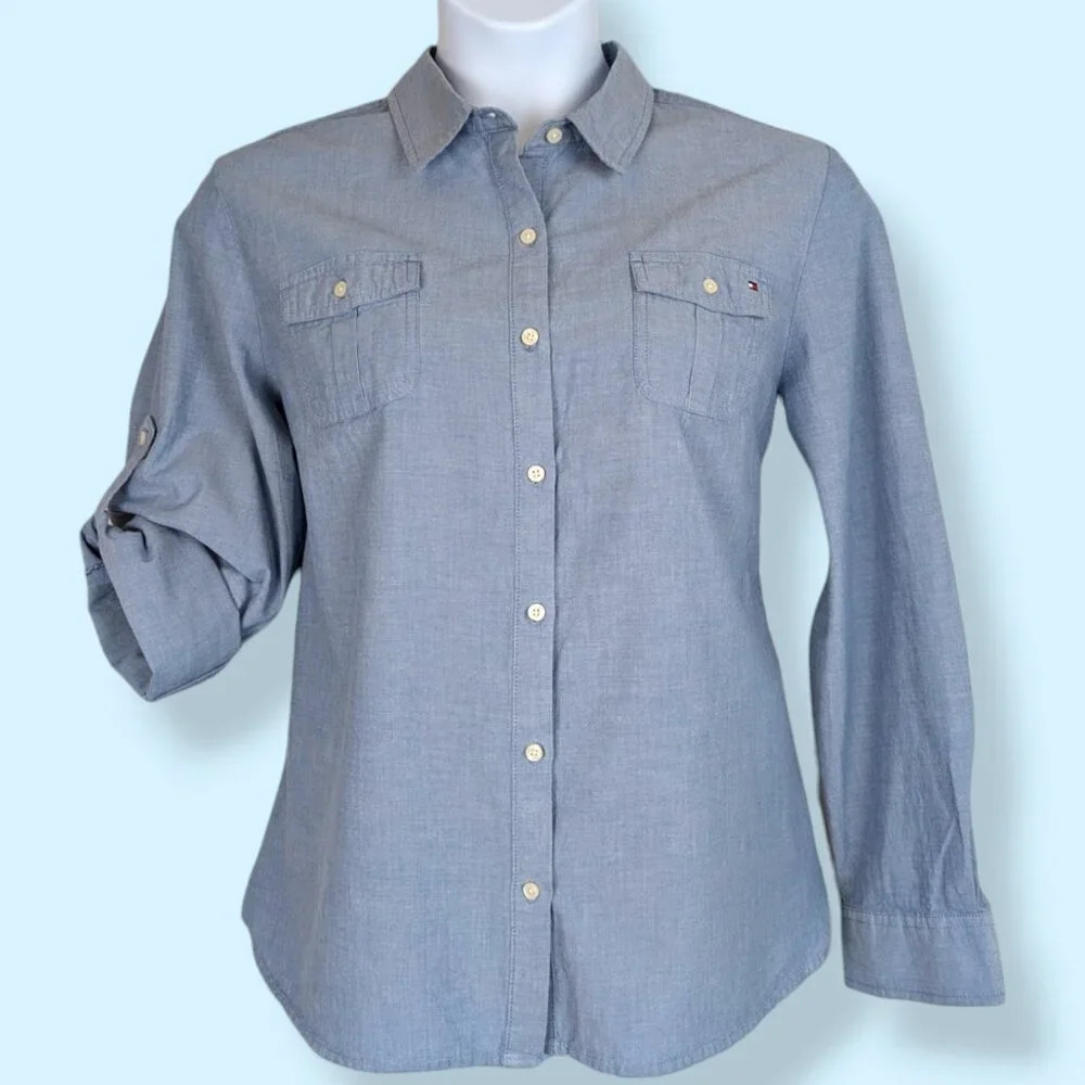 Tommy Hilfiger Blue Button Down Shirt